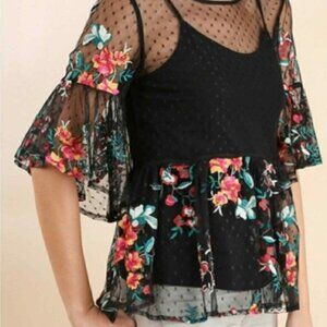 Umgee Sheer top - Size Small